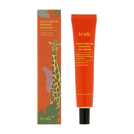 Крем для контура глаз TEAK ALFA ARBUTIN для сияния кожи с альфа-арбутином 30 мл
