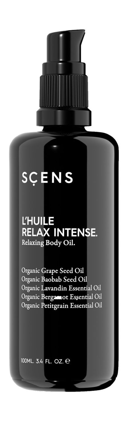 Scens L'Huile Relax Intense. Relaxing Body Oil.