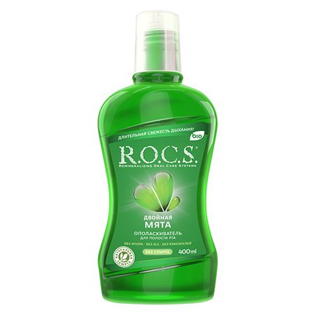 Ополаскиватель для полости рта R.O.C.S. Двойная мята 400 мл