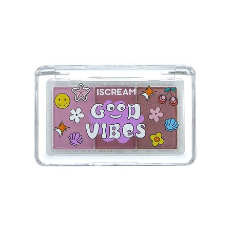 Тени для век из палетки ISCREAM GOOD VIBES 5 оттенок 13-15