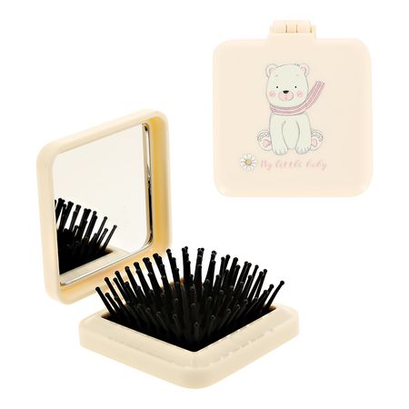 Расческа для волос с зеркалом MISS PINKY FAVS