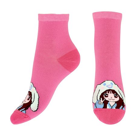 Носки женские MONCHINI ANIME розовый 35-37 о прекрасный слабый пол женские образы в мировом изобразительном искусстве