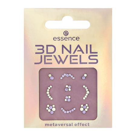 Стикеры для ногтей ESSENCE 3D NAIL JEWELS тон 01 Future reality брелок архангельск с заливкой смола достопримечательности города вид 1 4 5х3 9 см акрил