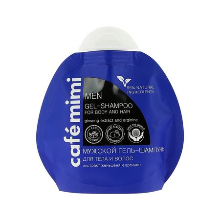 Шампунь-гель для тела и волос CAFE MIMI мужской 100 мл