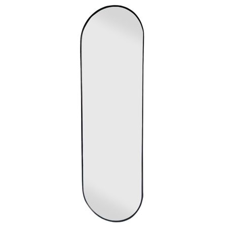 зеркало овальное в металлической раме PALAZZO 500х1700мм черное