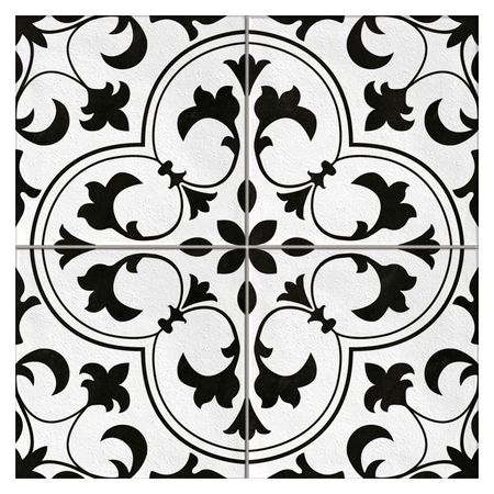 керамогранит CERSANIT Sevilla 42х42 пэчворк белый рельеф