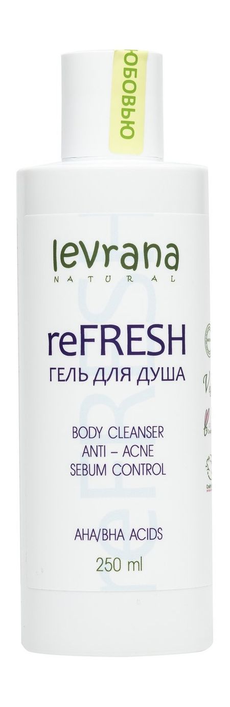 Levrana ReFresh Гель для душа Sebum Control