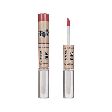 Блеск для губ SHU IDOL стойкий тон 46 Розовая терракота l o l surprise наклей и раскрась розовая с наклейками