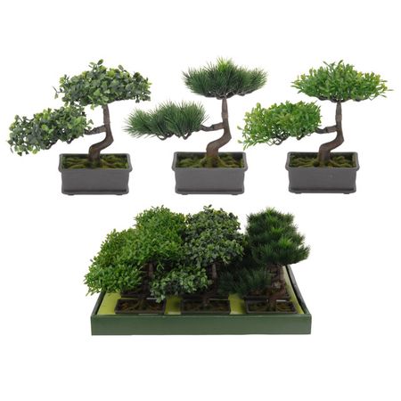 растение искусственное Бонсай в горшке