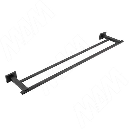 BLADE Полотенцедержатель двойной черный матовый (BLD.07.BLM) хироаки самура клинок бессмертного том 9 blade of the immortal mugen no juunin манга