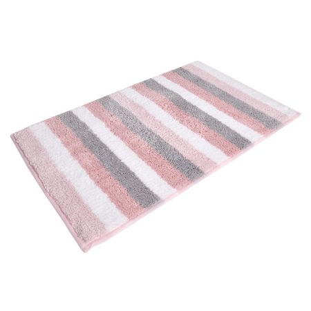 коврик для ванной OFELIS Полоска 50х80см розовый