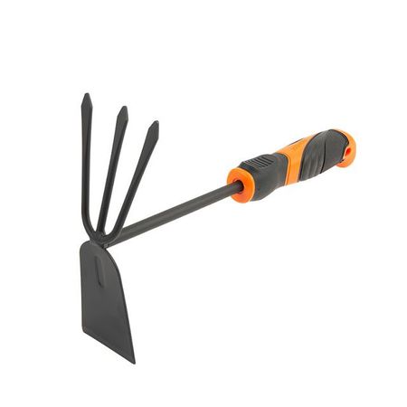 мотыжка двойная трапеция KENDO 31х5,5см прямые зубья