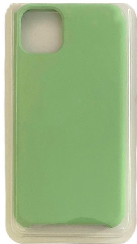 Чехол-накладка FaisON Silicone Case для Apple iPhone 11 Pro Max (салатовый) cтеплер 24 6 30л ergoline ярко салатовый erichkrause