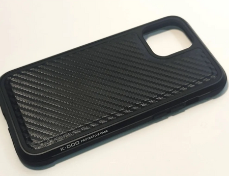 Чехол-накладка Kzdoo Mag Mars Magsafe Series для iPhone 14 Pro пластиковый (карбоновый черный)