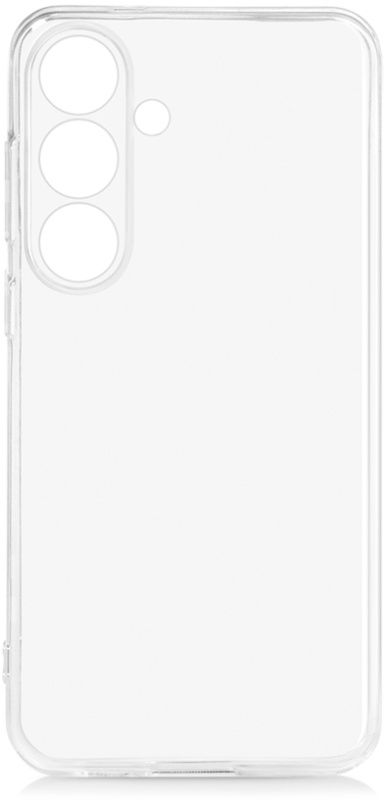 Чехол-накладка для Samsung S24 силиконовый (прозрачный)