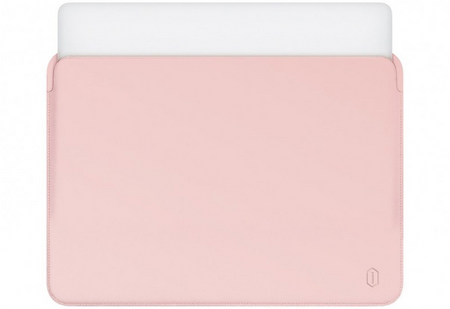 Чехол для ноутбука WIWU Skin New Pro II PU Leather Sleeve для Apple MacBook Pro 13 (розовый)
