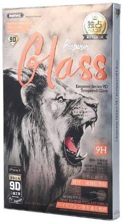 Защитное стекло Remax Emperor Series 3D 9H (GL-32) для Apple iPhone 11 Pro Max/Xs Max антибликовое (черный)