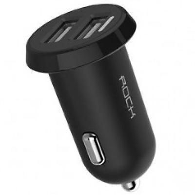 Автомобильный блок питания Rock Sotor Car Charger 2xUSB 3,4A (RCC0110) (White)