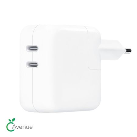 Блок питания Avenue 35W Dual USB-C Port (White)
