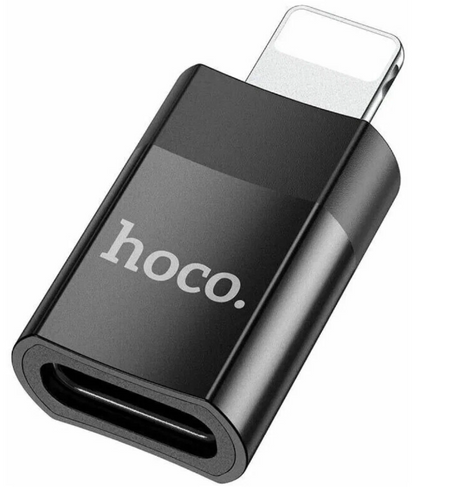 Адаптер Hoco UA17 Lightning/USB 2.0 (Black)
