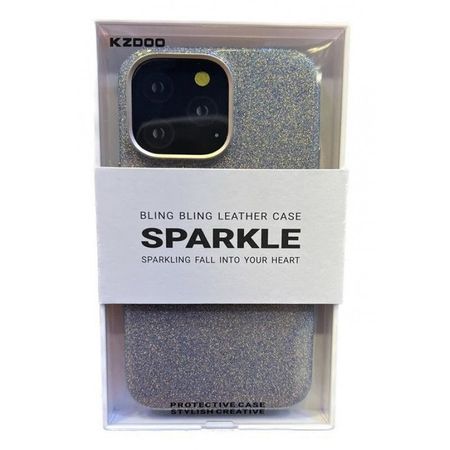 Чехол-накладка Kzdoo Sparkle для iPhone 14 Pro пластиковый (фиолетовый)