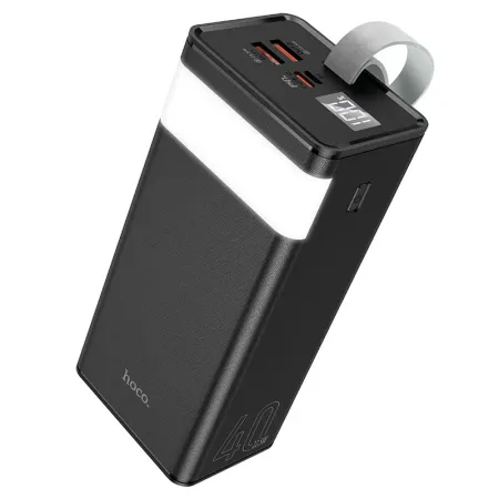 Внешний аккумулятор Hoco J86B Electric 60000mAh 4хUSB/Type-C/Micro-USB/LED- дисплей (черный)