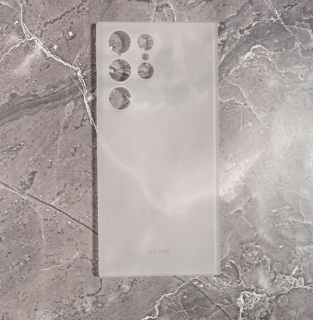 Чехол-накладка Kzdoo Air Skin Ultra slim для Samsung Galaxy S23+ пластиковый (прозрачно-белый)