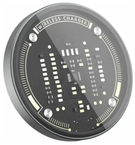 Беспроводное зарядное устройство WIWU M17 Magnetic 15W для смартфона/AirPods (Black)