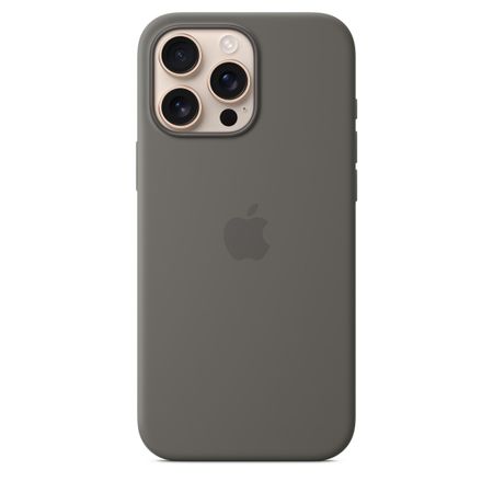 Чехол-накладка Silicone Case with MagSafe для iPhone 16 Pro (Stone Gray)