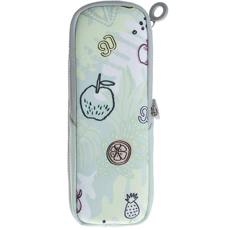 Пенал Xiaomi 90 Points NINETYGO Smart School Pencil Case на молнии (зеленые фрукты)