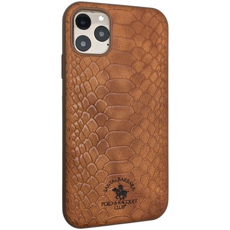 Чехол-накладка Santa Barbara Ravel для iPhone 14 Pro натуральная кожа (коричневый) ежедневник недат а5 136л snap book no 7 коричневый иск кожа интегр переплет клапан офсет ляссе