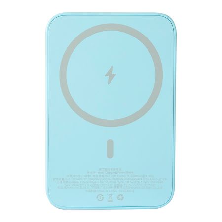 Внешний аккумулятор Benks MP10 Mini MagSafe 6000mAh Type-C (голубой)