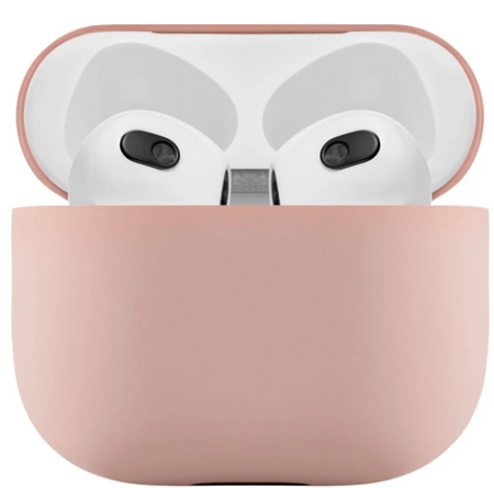 Чехол Silicone Case для AirPods 3 силиконовый (малиновый)