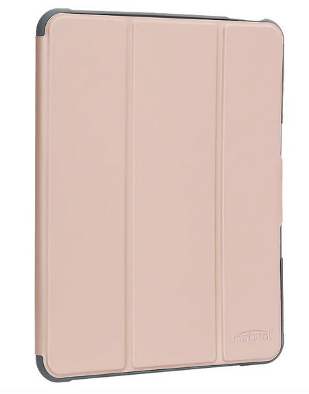 Чехол-книжка Mutural Folio Case для Apple iPad Pro 11 (2020/2021/2022) (полиуретан с подставкой) (розовый)