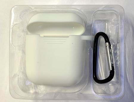 Чехол Silicone Case Protection для AirPods силиконовый (белый)