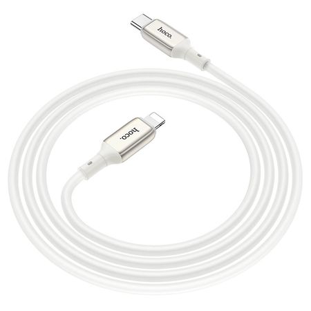 Кабель Hoco X66 Howdy (Type-C) на (Lightning) 100см силиконовый (белый)