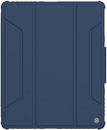 Чехол-книжка Nillkin Bumper Leather case Pro для Apple iPad Air 11 2024/10.9 2020/Air 4/5/Pro 11 2020/2021/2022 защита камеры/полиуретан (синий)