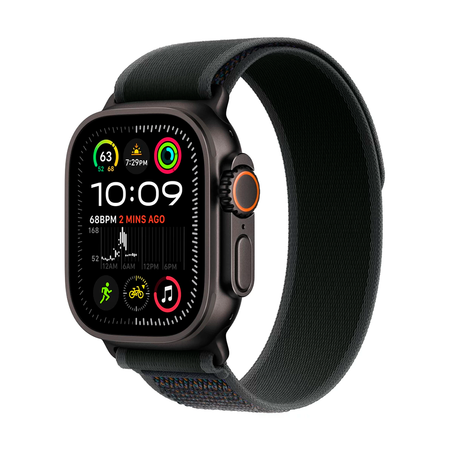 Смарт-часы Apple Watch Ultra 2 (2024) 49mm Black Titanium Case with Black Trail Loop (M/L)