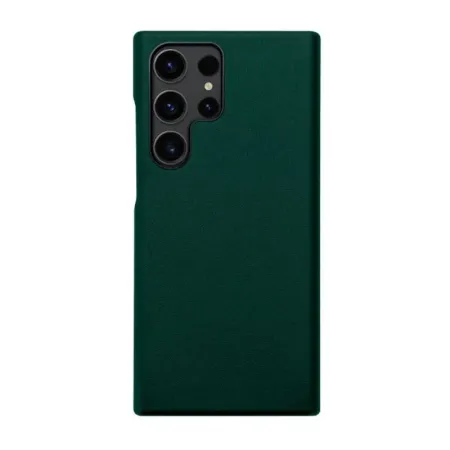 Чехол-накладка Kzdoo Noble Collection для Samsung Galaxy S23 Ultra искусственная кожа (зеленый)