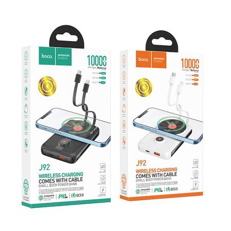 Внешний аккумулятор Hoco J92 Path 10000mAh (PD3.0/QC3.0/FCP/AFC) (черный) 3d стикеры на телефон планшет ноутбук котики 3