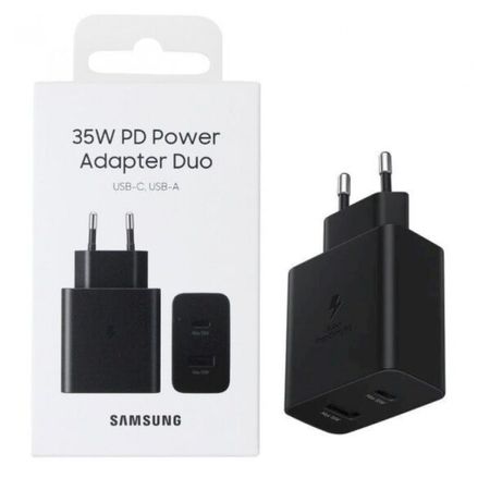 Сетевое зарядное устройство Samsung Super Fast Charger Type-C/USB 3.0 35W (черный)