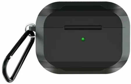 Чехол WiWU Defender Strong Metal для AirPods Pro противоударный с карабином (черный) марк хакерби defender of the realm dark age