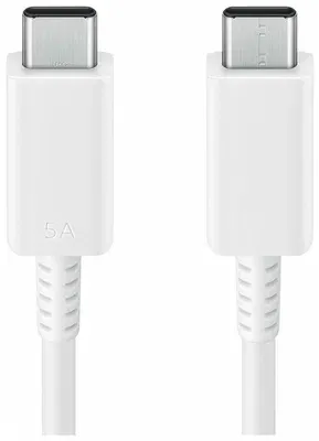 Кабель Samsung Type-C/Type-C 5A 1.8m (белый) (EP-DX510)