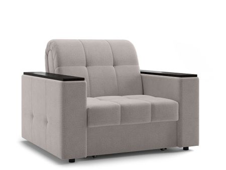 Орматек Диван-кровать Dubai Hard (Ткань: Рогожка Preston 290 Cерый) 80x204