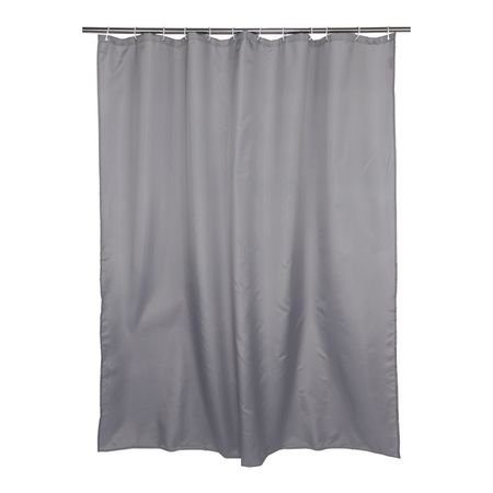 занавеска для ванной OFELIS 180х200см полиэстер серая