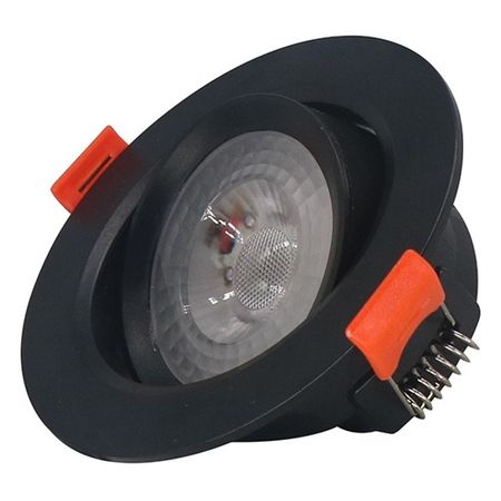 cветильник встраиваемый БАЛТИЙСКИЙ СТИЛЬ 9Вт 4500К поворотный чёрный