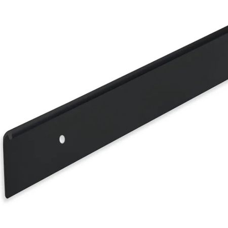 планка торцевая R1 НЕВСКИЙ ЛАМИНАТ 38мм чёрная алюминий