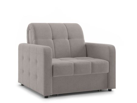 Орматек Диван-кровать Berlin Middle (Ткань: Рогожка Preston 290 Cерый) 80x200