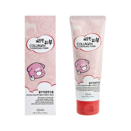 Пенка для умывания ESFOLIO с коллагеном 150 г