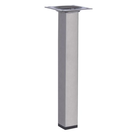 ножка квадратная 25х25х400мм хром